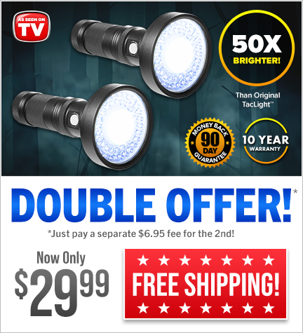 Double Offer! *Just pay a separate $6.95 fee for the 2nd! Now Only $29.99 + Free Shipping